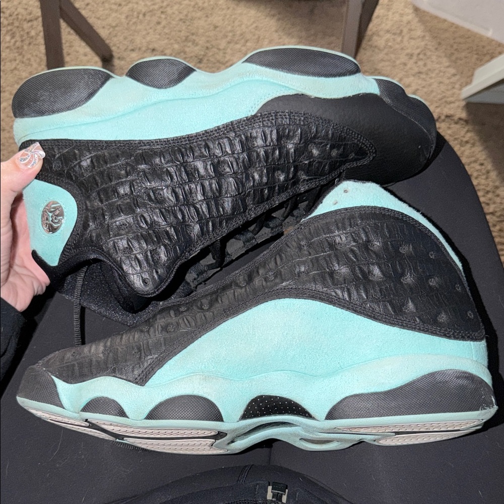 Jordan 13 - Retro Black Island Green - Picture 7 of 8
